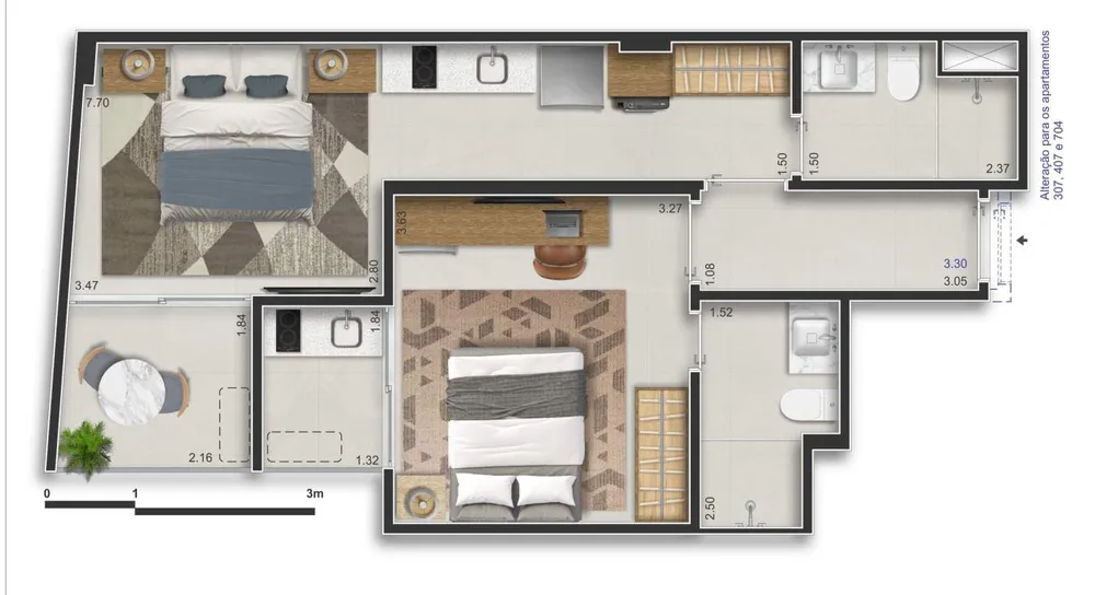 Apartamento, 1 quarto, 30 m² - Foto 39