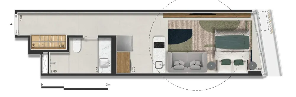 Apartamento, 1 quarto, 30 m² - Foto 28