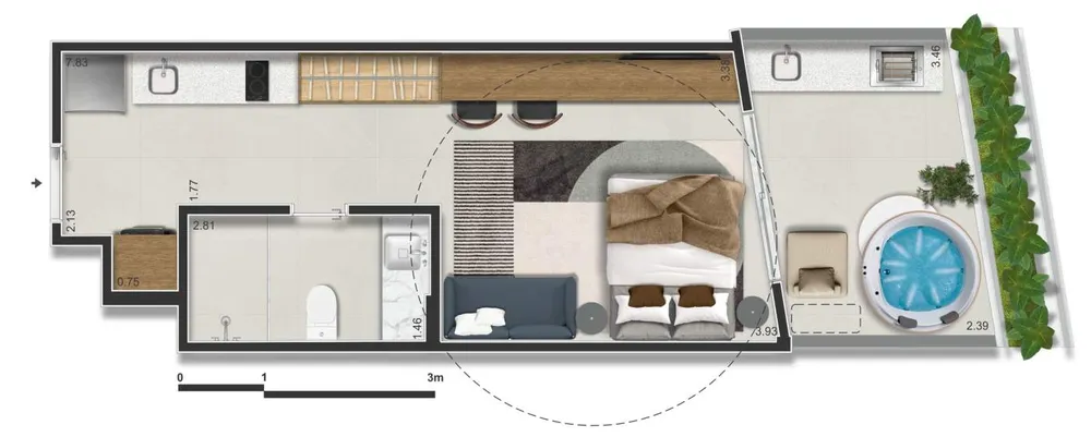 Apartamento, 1 quarto, 30 m² - Foto 31