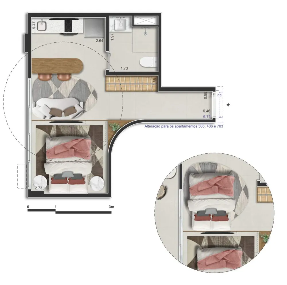 Apartamento, 1 quarto, 30 m² - Foto 27