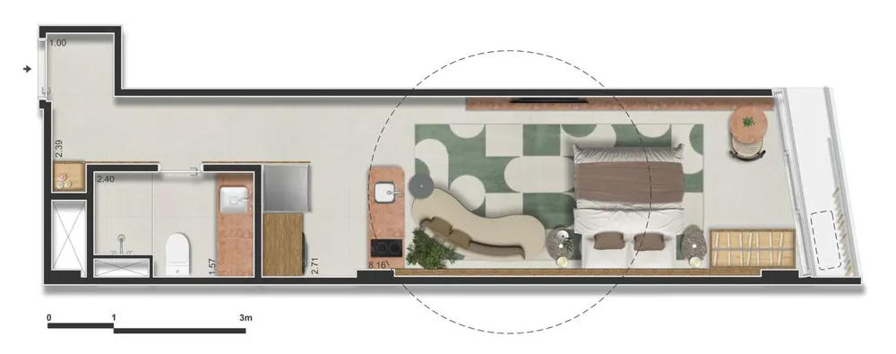 Apartamento, 1 quarto, 30 m² - Foto 30