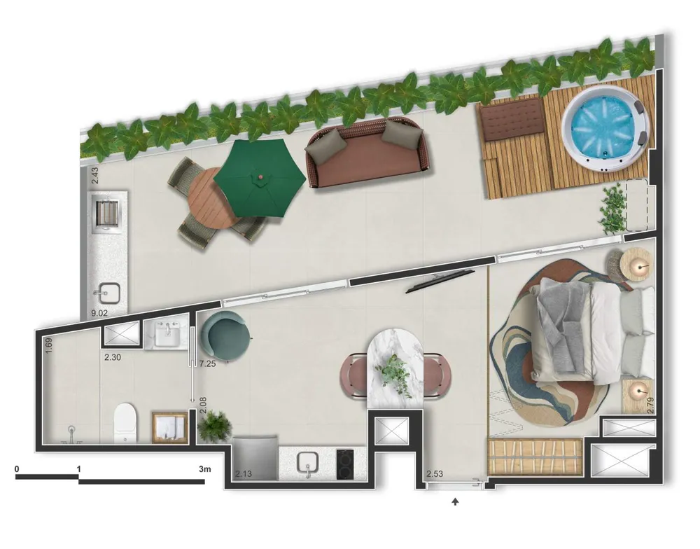 Apartamento, 1 quarto, 30 m² - Foto 40