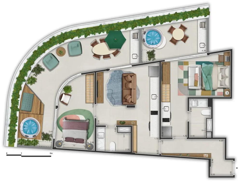 Apartamento, 1 quarto, 30 m² - Foto 44