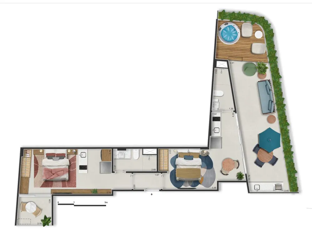 Apartamento, 1 quarto, 30 m² - Foto 43