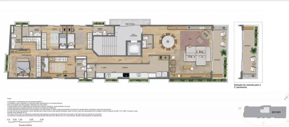Apartamento, 4 quartos, 350 m² - Foto 3