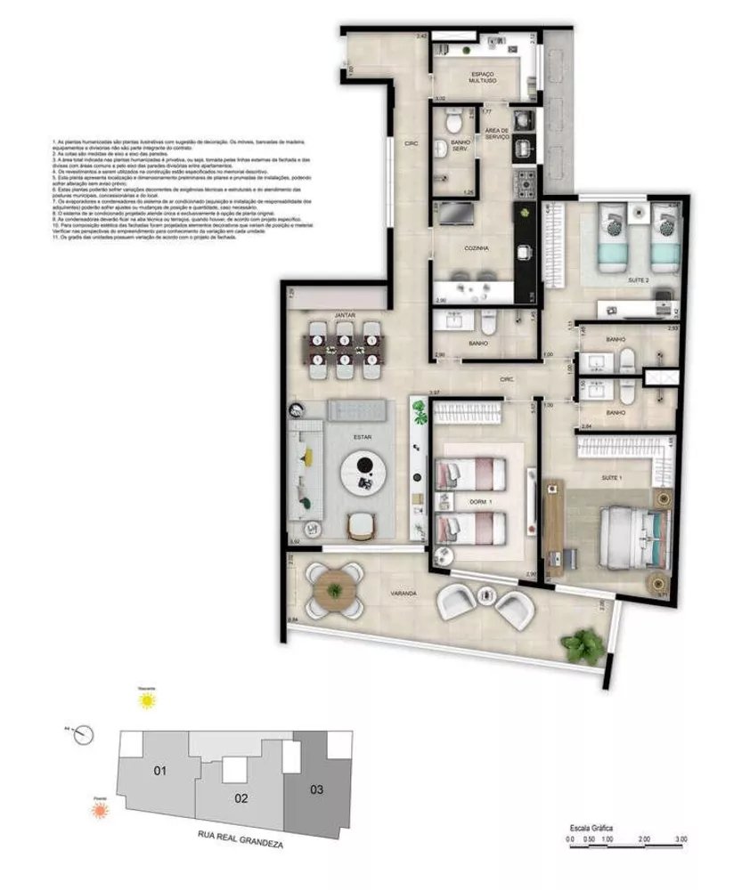Apartamento, 3 quartos, 137 m² - Foto 4