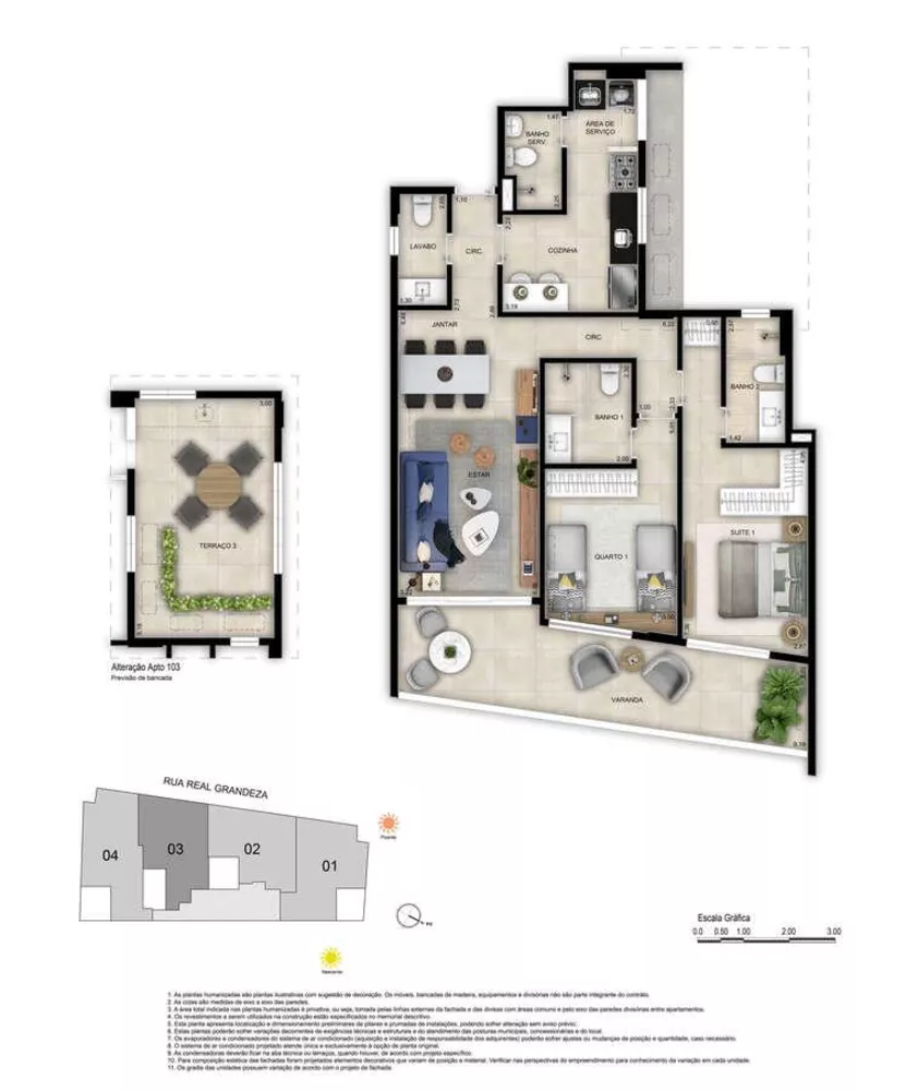 Apartamento, 3 quartos, 137 m² - Foto 13