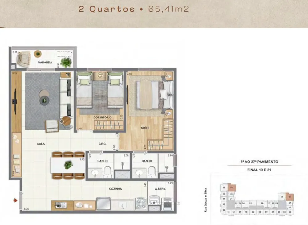 Apartamento, 3 quartos, 92 m² - Foto 29