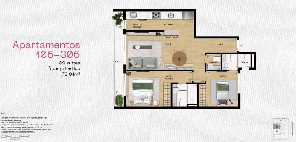 Apartamento, 3 quartos, 116 m² - Foto 8