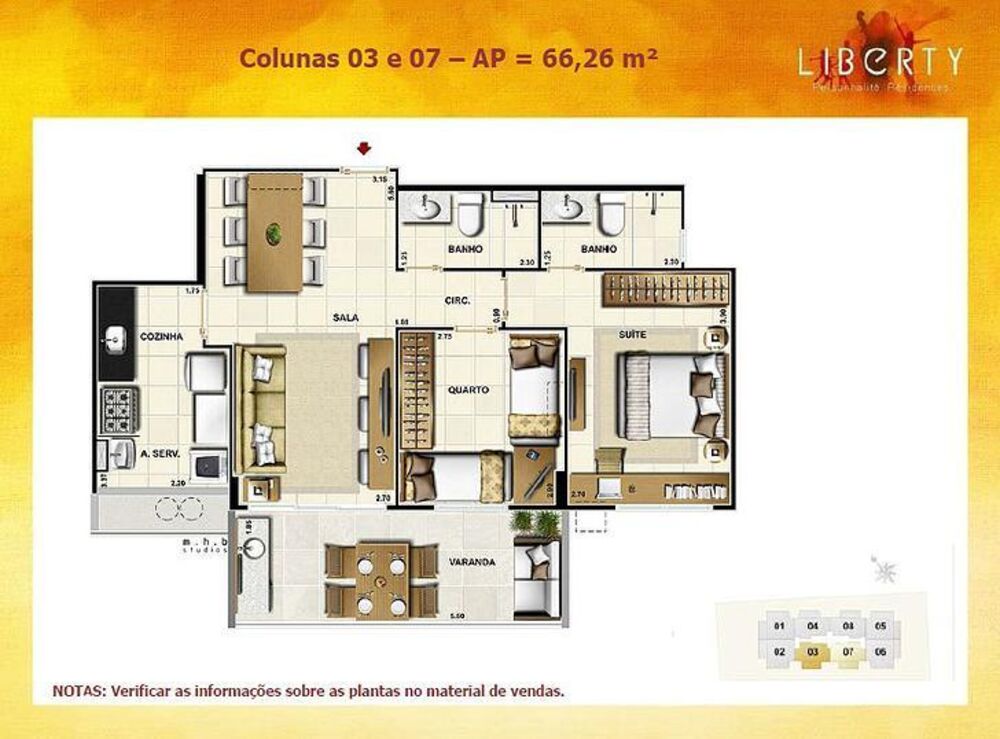 Apartamento, 2 quartos, 66 m² - Foto 46