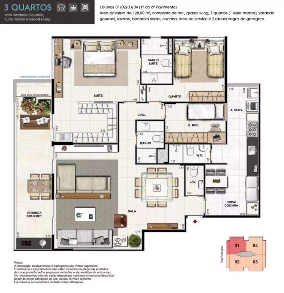 Apartamento, 4 quartos, 128 m² - Foto 16