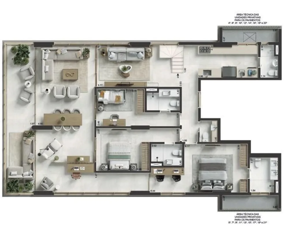 Cobertura, 3 quartos, 330 m² - Foto 27