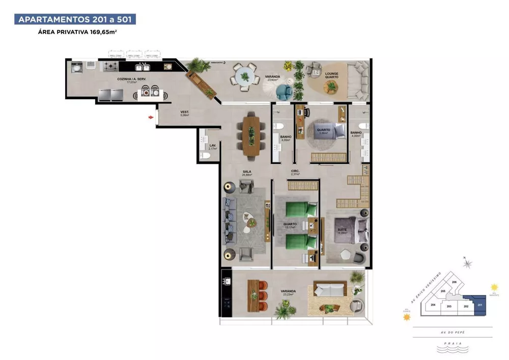 Apartamento, 3 quartos, 148 m² - Foto 20