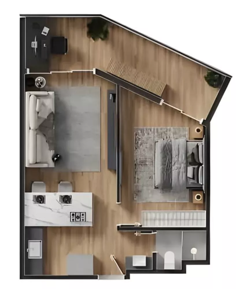Cobertura, 1 quarto, 86 m² - Foto 9