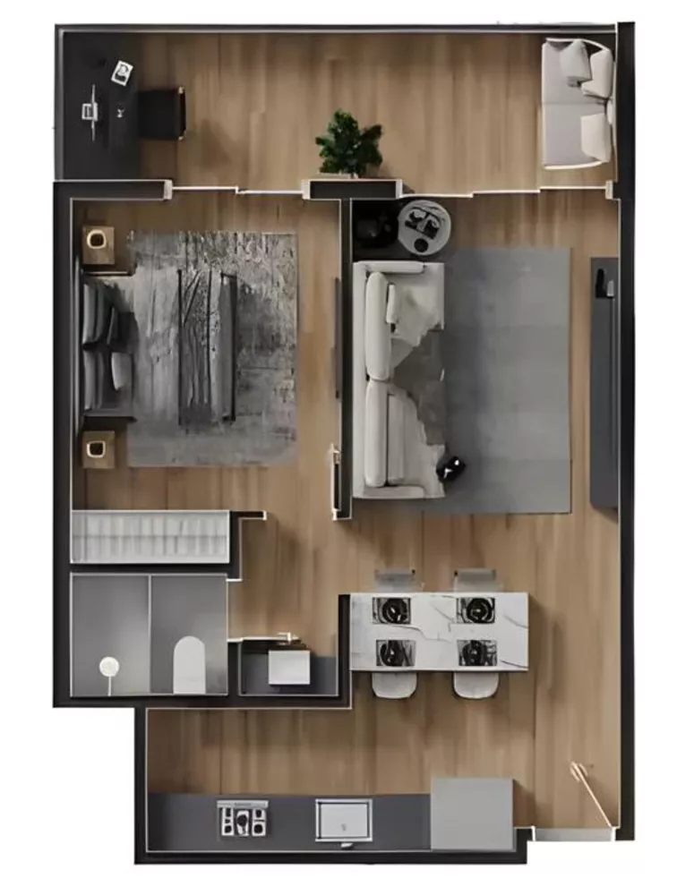 Cobertura, 1 quarto, 86 m² - Foto 11