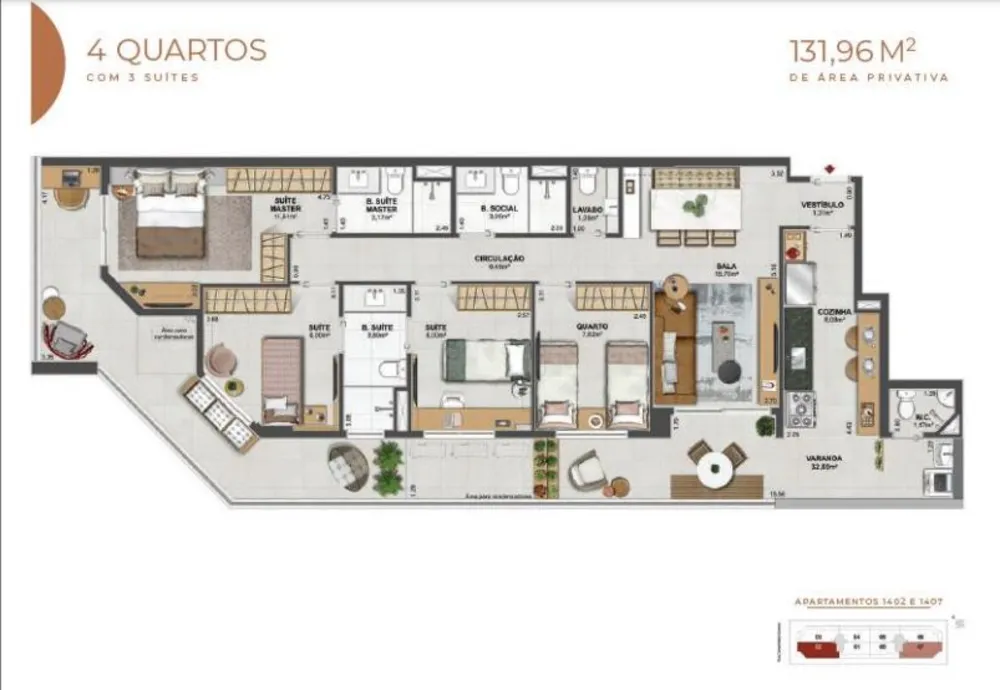 Apartamento, 3 quartos, 124 m² - Foto 36