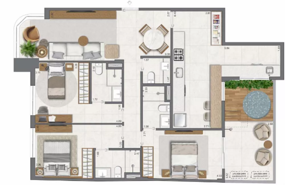 Apartamento, 3 quartos, 116 m² - Foto 22