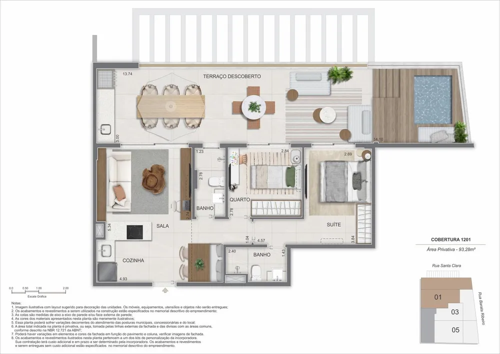 Apartamento, 1 quarto, 55 m² - Foto 12
