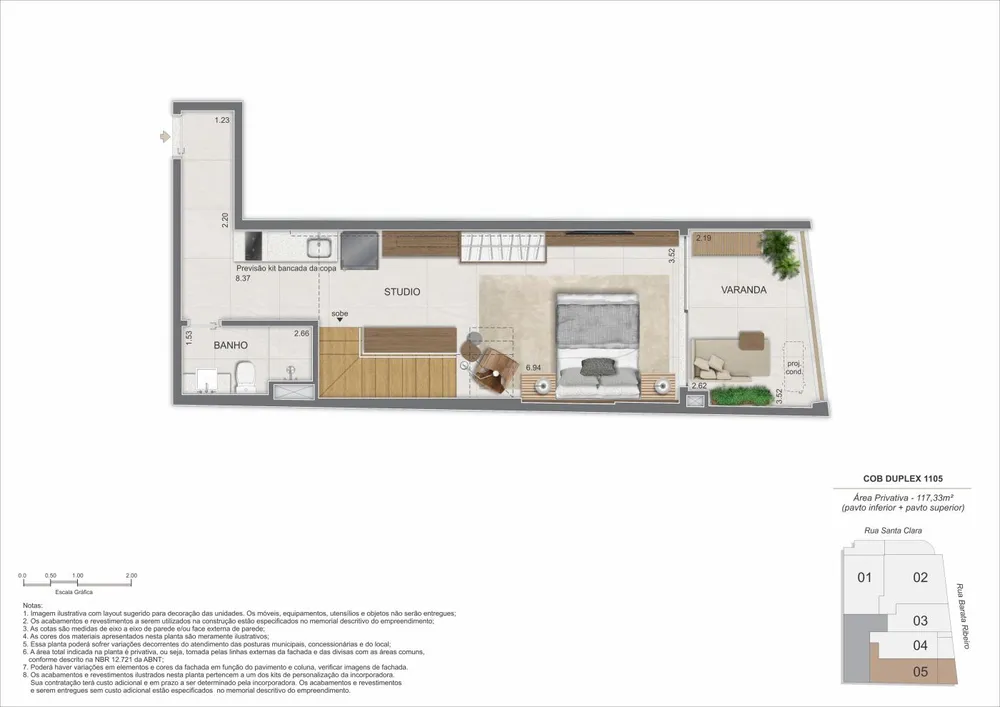 Apartamento, 1 quarto, 55 m² - Foto 14