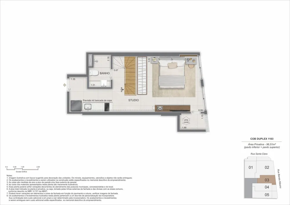 Apartamento, 1 quarto, 55 m² - Foto 8