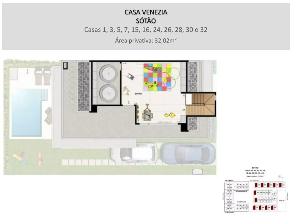 Casa de Condomínio, 4 quartos - Foto 19