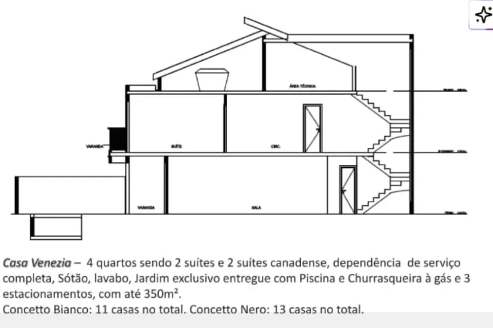 Casa de Condomínio, 4 quartos - Foto 14