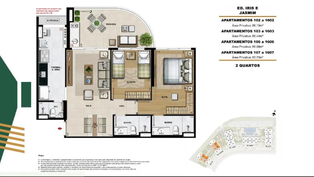 Apartamento, 2 quartos, 88 m² - Foto 34