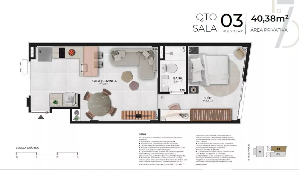 Apartamento, 1 quarto, 40 m² - Foto 18