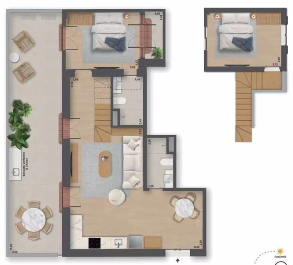 Apartamento, 1 quarto, 38 m² - Foto 12