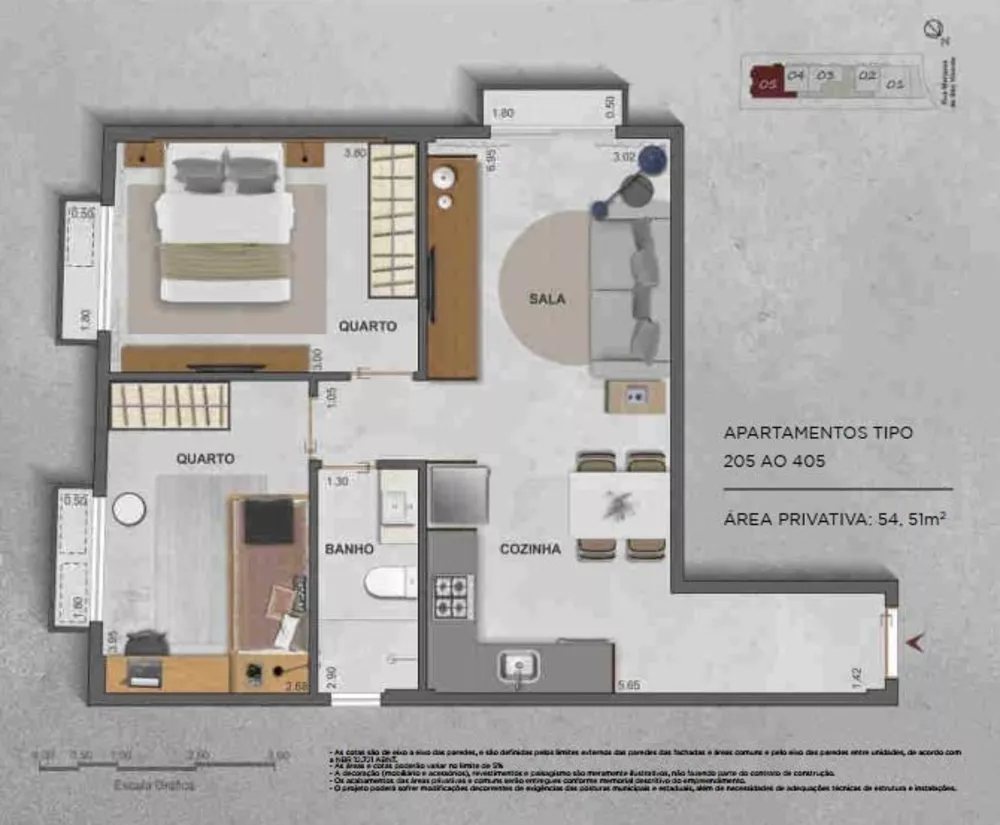 Apartamento, 2 quartos, 67 m² - Foto 8