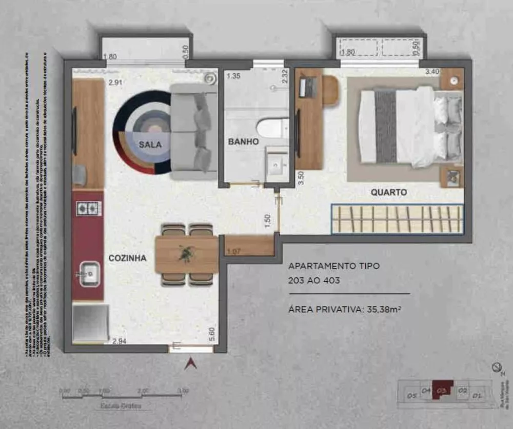 Apartamento, 2 quartos, 67 m² - Foto 14
