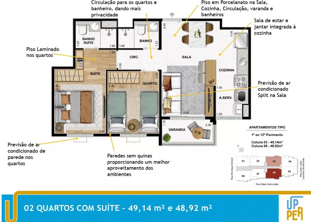 Apartamento, 2 quartos, 47 m² - Foto 24
