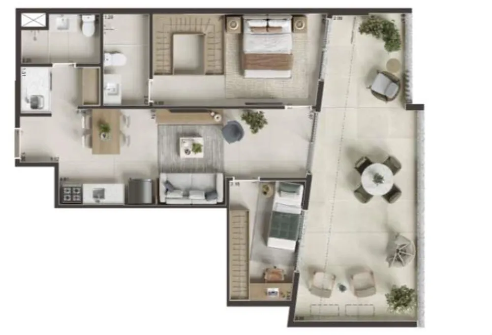 Apartamento, 1 quarto, 34 m² - Foto 21