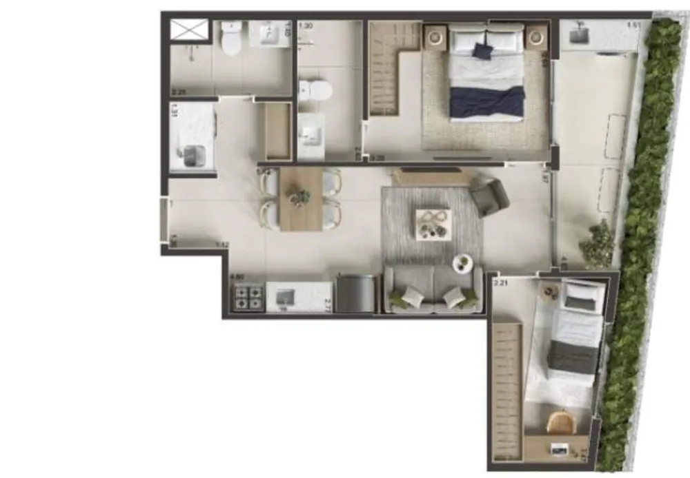 Apartamento, 1 quarto, 34 m² - Foto 27