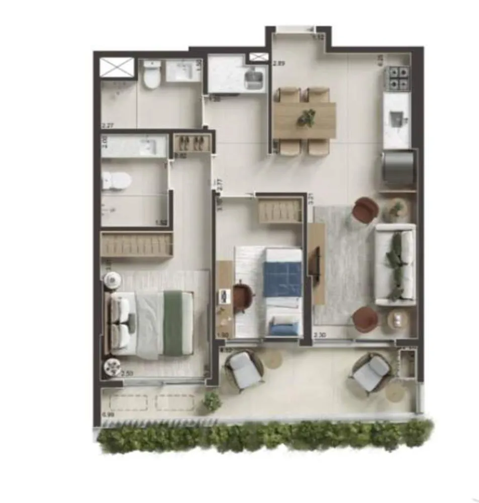 Apartamento, 1 quarto, 34 m² - Foto 23