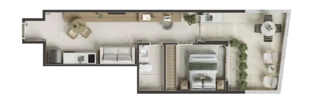 Apartamento, 1 quarto, 34 m² - Foto 29