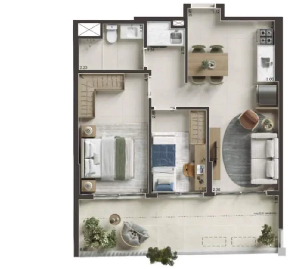 Apartamento, 1 quarto, 34 m² - Foto 9