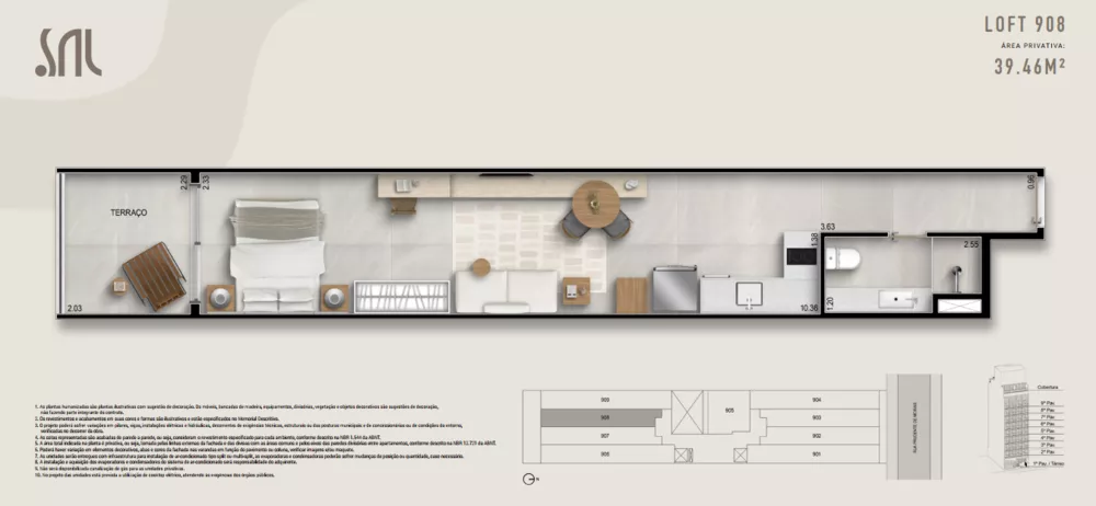 Flat/Apart Hotel, 1 quarto, 45 m² - Foto 19