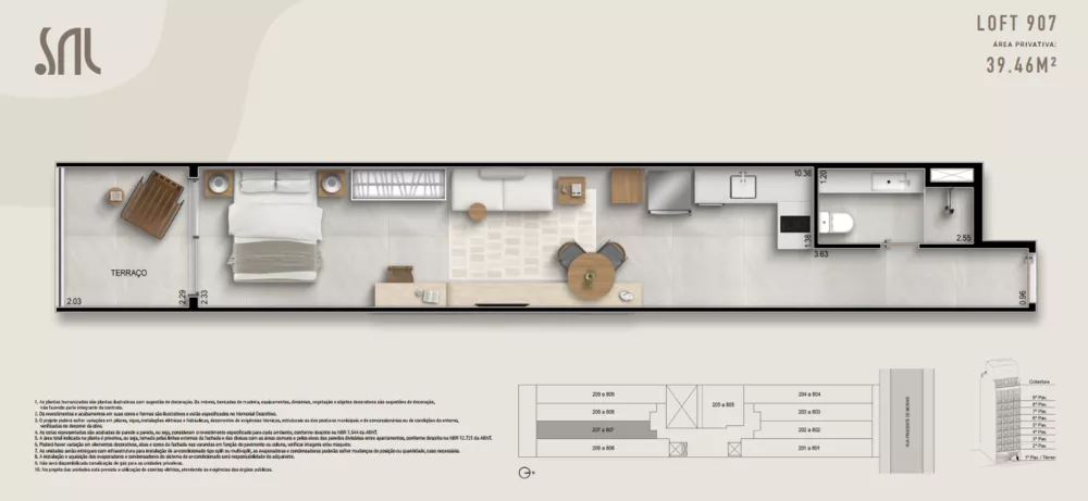 Flat/Apart Hotel, 1 quarto, 45 m² - Foto 7