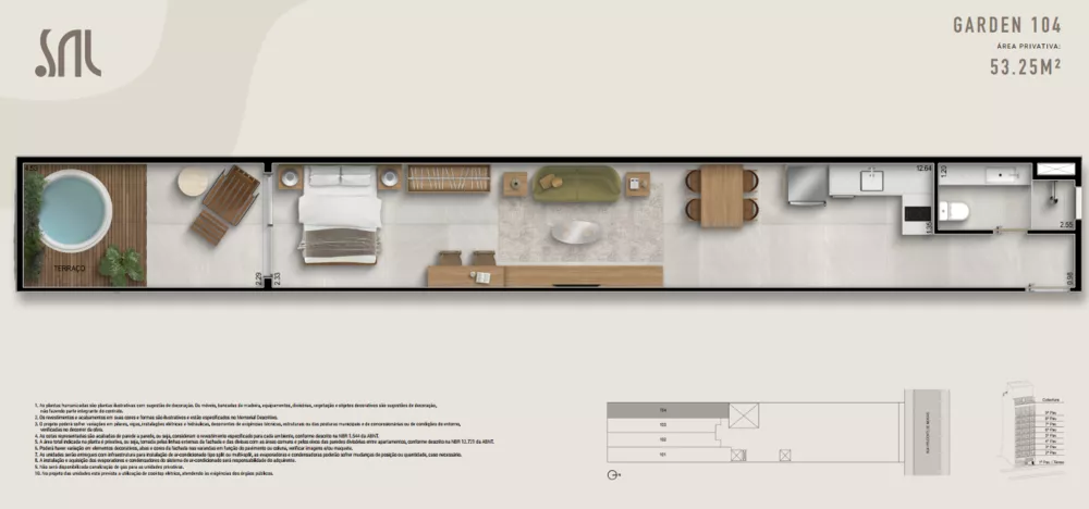 Apartamento, 1 quarto, 45 m² - Foto 21