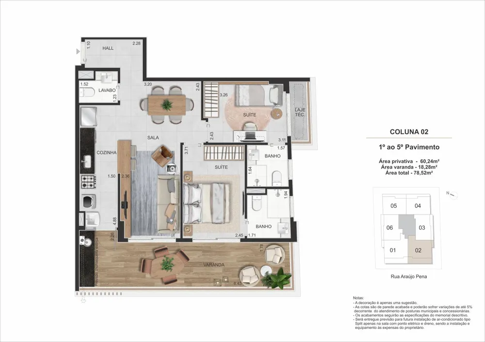 Apartamento, 2 quartos, 64 m² - Foto 19