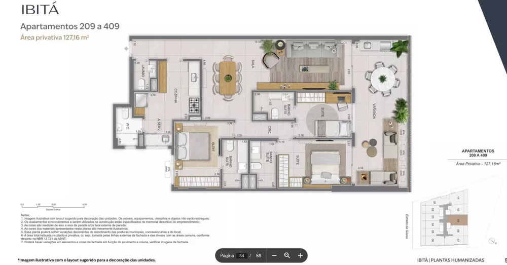 Apartamento, 3 quartos, 134 m² - Foto 43