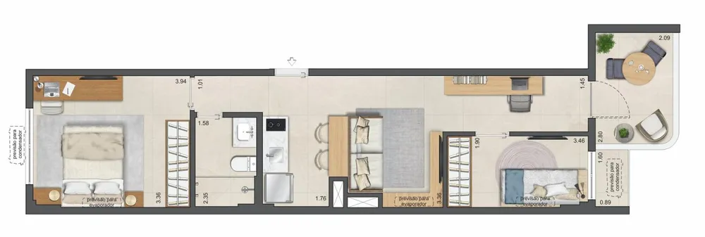 Apartamento, 2 quartos, 51 m² - Foto 21