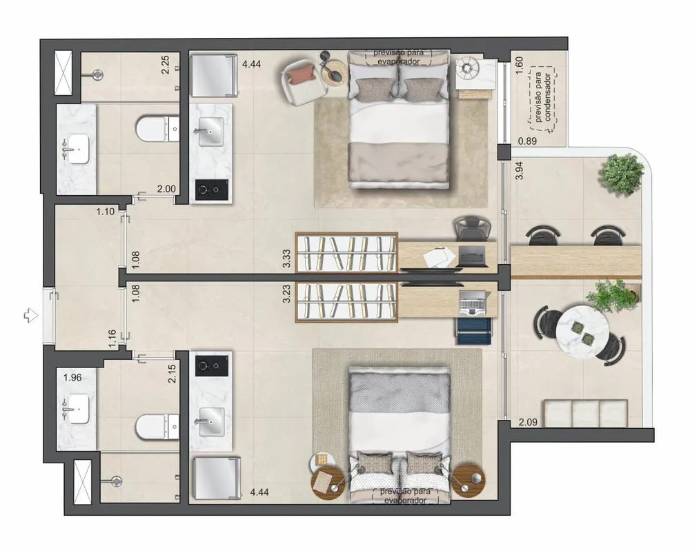 Apartamento, 2 quartos, 51 m² - Foto 22