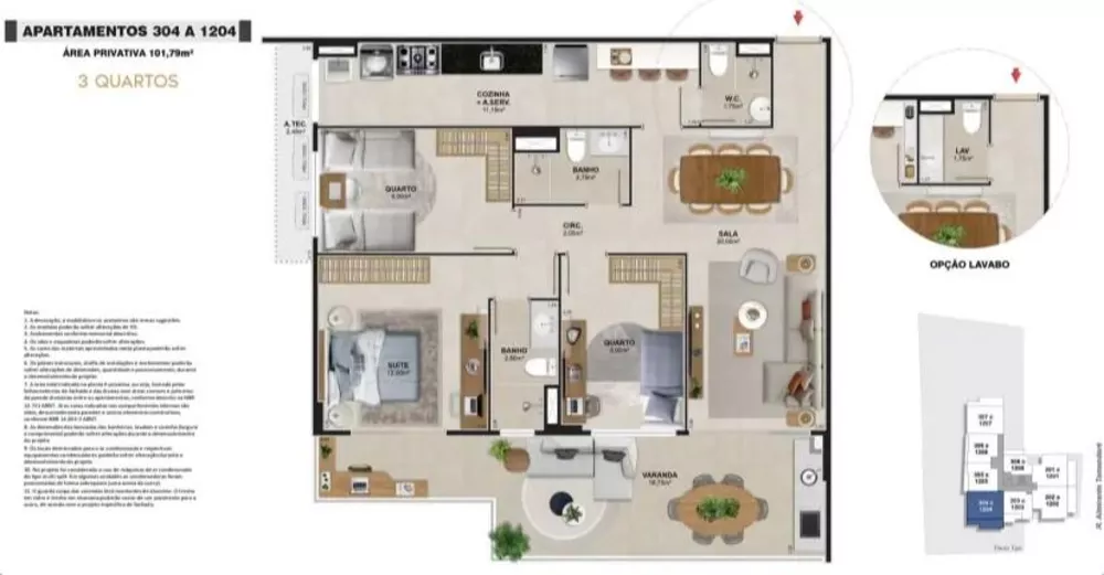 Apartamento, 2 quartos, 113 m² - Foto 1