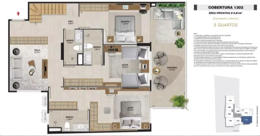 Apartamento, 2 quartos, 113 m² - Foto 8