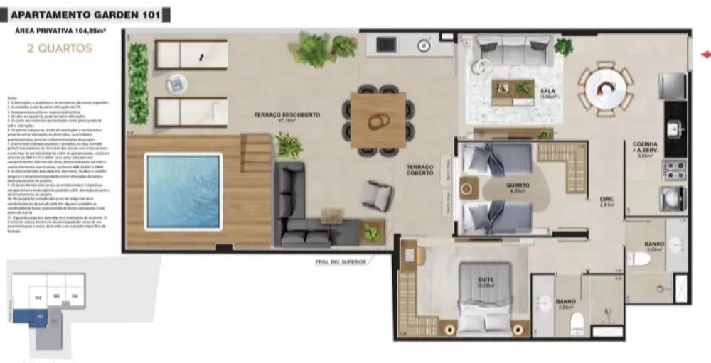 Apartamento, 2 quartos, 113 m² - Foto 21
