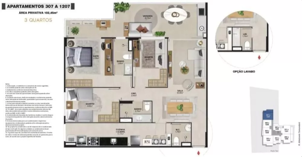 Apartamento, 2 quartos, 113 m² - Foto 13