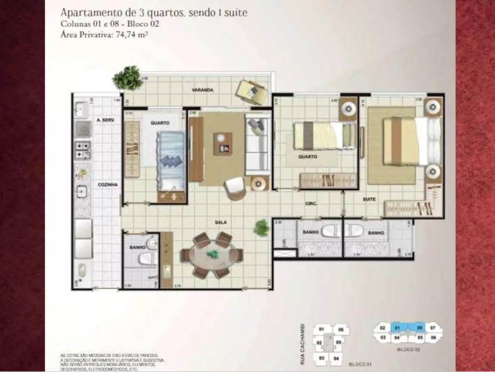 Apartamento, 4 quartos, 94 m² - Foto 1