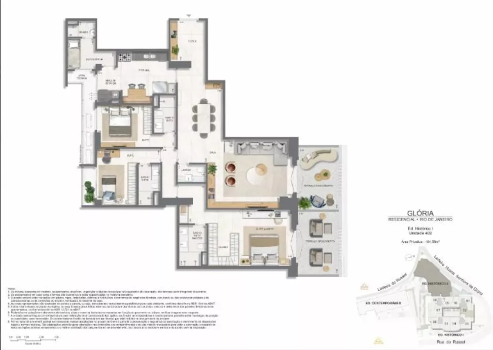 Apartamento, 3 quartos, 124 m² - Foto 1